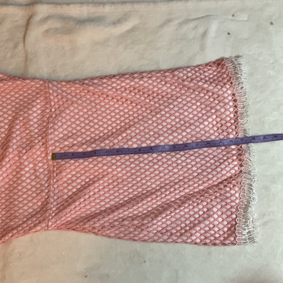 Pink mesh mini dress - Picture 9 of 9